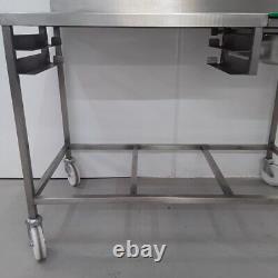 115x61cm Stainless Steel Commercial Catering Table Kitchen Prep Table 1.15m