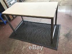 1200x600 Stainless Steel work bench / Table workshop / garage Heavy Duty