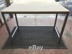 1200x600 Stainless Steel work bench / Table workshop / garage Heavy Duty