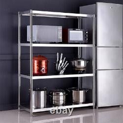 120cm Work Food Prep Table Shelf Stainless Steel Commercial Kitchen Rack Storage