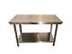 120x60cm Stainless Steel Commercial Catering Table Kitchen Worktop Prep Table