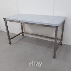 150x70cm Stainless Steel Commercial Catering Table Clean Kitchen Prep Table 1.5m