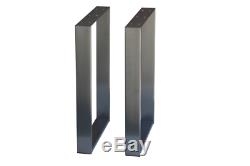 16 Heavy Duty U Shape Stainless Metal Legs for Coffee Table Bench Cabinet 2PC