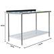 2 Tier Commercial Stainless Steel Work Table Food Prep Worktop With Storage Shelf