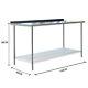 2-tier Stainless Steel Commercial Work Table Heavy Duty Catering Workbench Shelf
