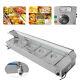 30l 5-pan Food Warmer Steam Table Buffet Steamer Commercial Chip Warmer 110v