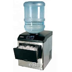 33 Lb/Day Table Top Ice Maker Making Machine Portable for 5 Gallon Water Bottle