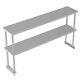 3/4/5ft Commercial Stainless Steel Table Overshelf Kitchen Prep Work Bench Set