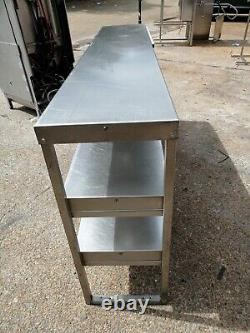 3 Tier Stainless steel table work top work bench heavy duty commercial 220 cm