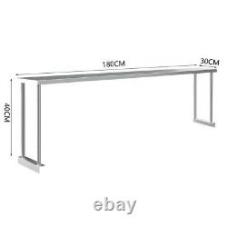 3ft-6ft Stainless Steel Work Table Bench Commercial Catering Kitchen Prep Shelf