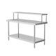 3x2ft Stainless Steel Kitchen Work Bench Commercial Catering Food Prep Table