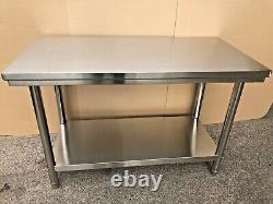 47x35cm Stainless Steel Commercial Table Kitchen Work Top Prep Table
