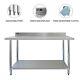 4ft Kitchen Work Bench Catering Table Commercial Stainless Steel Prep Surface