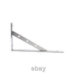 4 Pack Stainless Steel Shelf Support Brackets Large L Brackets for Table Bench