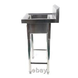 50x50cm Commercial Kitchen Catering Stainless Steel Sink Single Bowl Wash Table