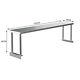 5ft Stainless Steel Prep Work Table Bench+over Shelf+backsplash Catering Kitchen