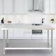 5x2ft Stainless Steel Catering Kitchen Work Table Work Bench Food Prep Worktop