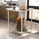 60x60cm Stainless Steel Work Bench Kitchen Catering Commercial Food Prep Table