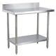 6 Foot 1800mm 6ft Stainless Steel Table Work Bench Catering Table Kitchen Top