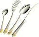 72pc Gold Trim Cutlery Set 18/10 Stainless Steel Quality Table Canteen Gift Xmas