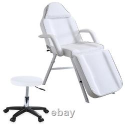 Adjustable Beauty Salon Chair Bed &Stool Massage Table +5x Beauty Blender Sponge