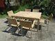 Alexander Rose Garden Furniture Roble Rectangular Table And 6 Cologne Chairs