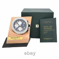 Audemars Piguet Royal Oak Offshore Steel Table Clock MG. CD. AC. AP0100.022.16