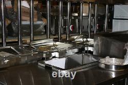 Breading Table with stainless Steel Container not Plastic