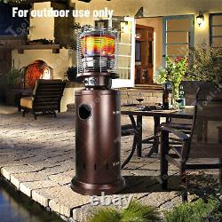 Bullet Outdoor Patio Heater 13kw Table Floor Standing Stainless Steel LP Gas