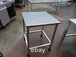 Butchery Aluminium Frame Stainless Steel Table 615 x 615 mm Coldroom £100 + Vat