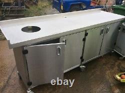 Catering Stainless Cabinets Sinks Prep Tables Castors
