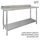 Catering Stainless Steel Table Commercial Overshelf Kitchen Prep Bench Shelves