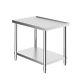 Catering Work Bench Table 2ft-6ft Stainless Steel Commercial Kitchen Table Bench