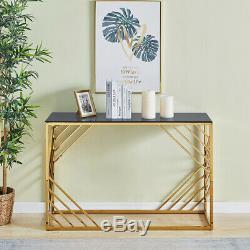 Coffee Table Console Table Stainless Steel Side Table Tempered Glass Top Kitchen