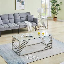 Coffee Table End Table Side Table Stainless Steel Legs Console Table Living Room