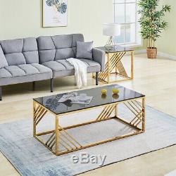 Coffee Table End Table Side Table Stainless Steel Legs Console Table Living Room