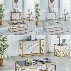 Coffee Table Side Tables Stainless Steel Stainless Legs Gold Silver Living Room