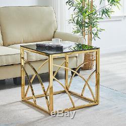 Coffee Table Side Tables Stainless Steel Stainless Legs Gold Silver Living Room