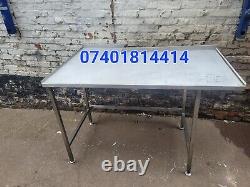 Commercial Catering Bakery Stainless Steel Large Table With Edges