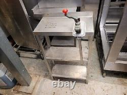 Commercial Catering Slimline Stainless Steel Small Table With Catering Tin
