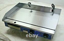 Commercial Electric Griddle 65cm Table Top Double 2 x 2kW Quantum CE KSL-G65