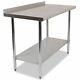 Commercial Full Stainless Steel Kitchen Food Prep Work Table Bench Various Width
