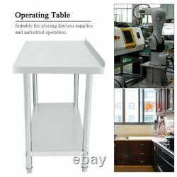 Commercial Kitchen Equipment Restaurant Work Bench Stainless Steel Prep Tables