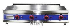 Commercial Kitchen Gas Hotplate Table Top Griddle Heavy Duty 115cm Burger Grill