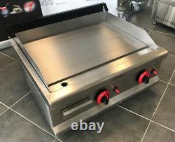 Commercial Kitchen Gas Hotplate Table Top Griddle Heavy Duty 65cm Burger Grill