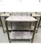 Commercial Kitchen Stainless Steel Catering Work Prep Table 2ft 600x600