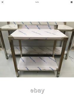 Commercial Kitchen Stainless Steel Catering Work Prep Table 2ft 600x600
