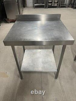 Commercial Kitchen Stainless Steel Food Prep table with Shelving