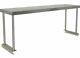 Commercial Kitchen Stainless Steel Single Over Shelf For Prep Tables 1500mm