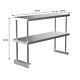 Commercial Kitchen Stainless Steel Table Over Shelf Work Bench For Prep Tables